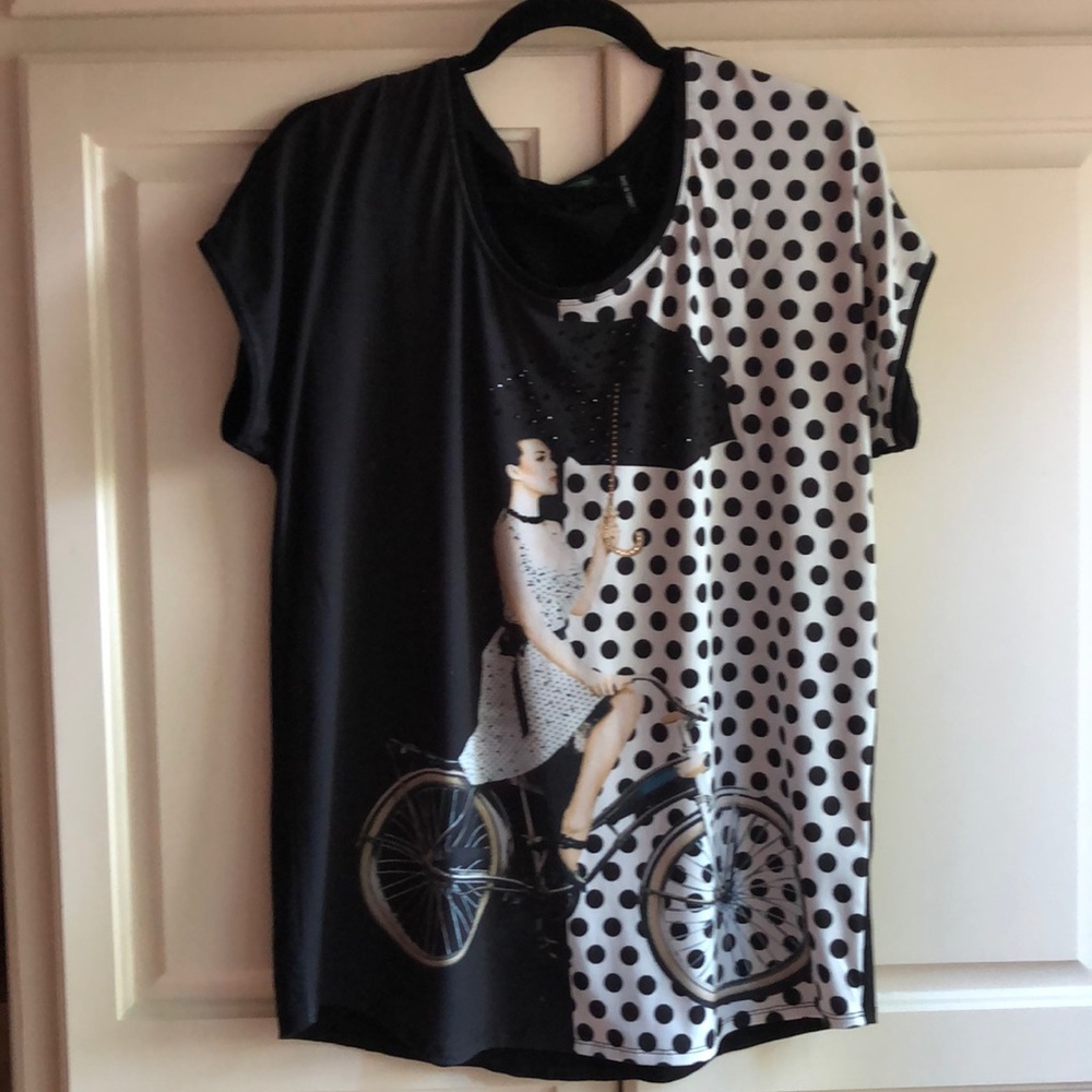 Laser Print Tunic Top